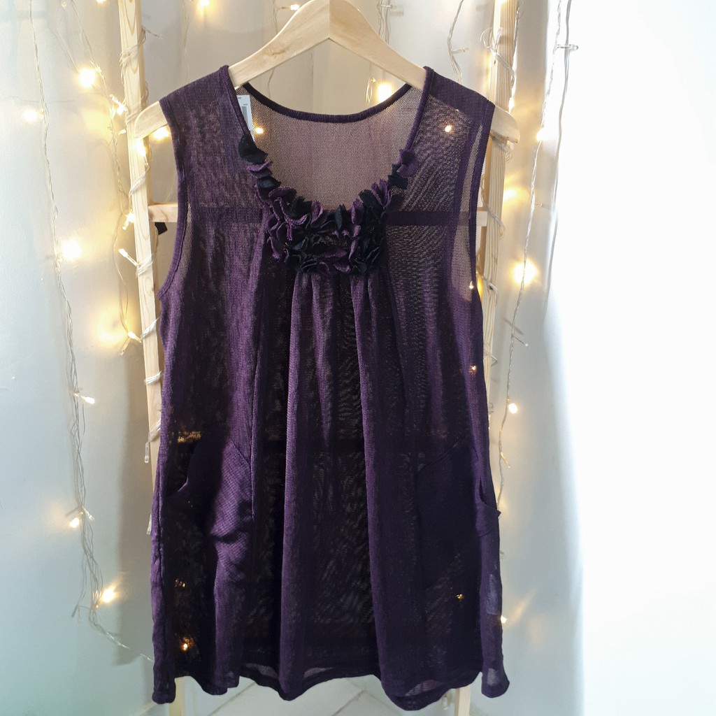 OUTER WANITA KARDIGAN RAJUT IMPORT MURAH PREMIUM CROP RENDA ROMPI GOSSIP GIRL [BISA COD]