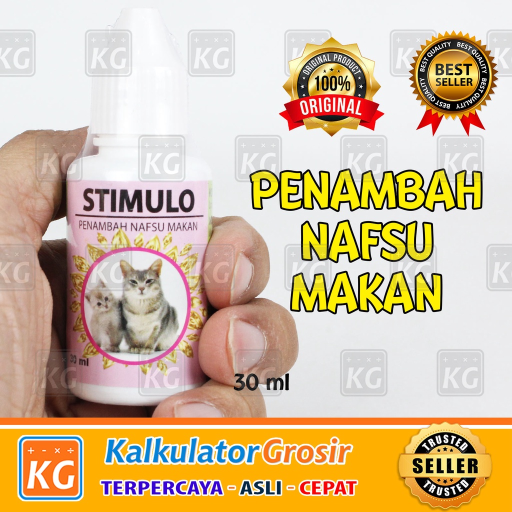 Stimulo Drop 30ml Vitamin Penambah Nafsu Makan Kucing Cat Kitten Gemuk Meningkatkan Daya Tahan Tubuh