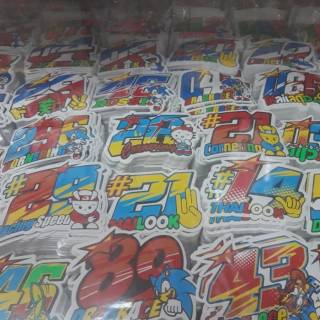 Sticker stiker  motor roade race  thailand  thailock mothai 