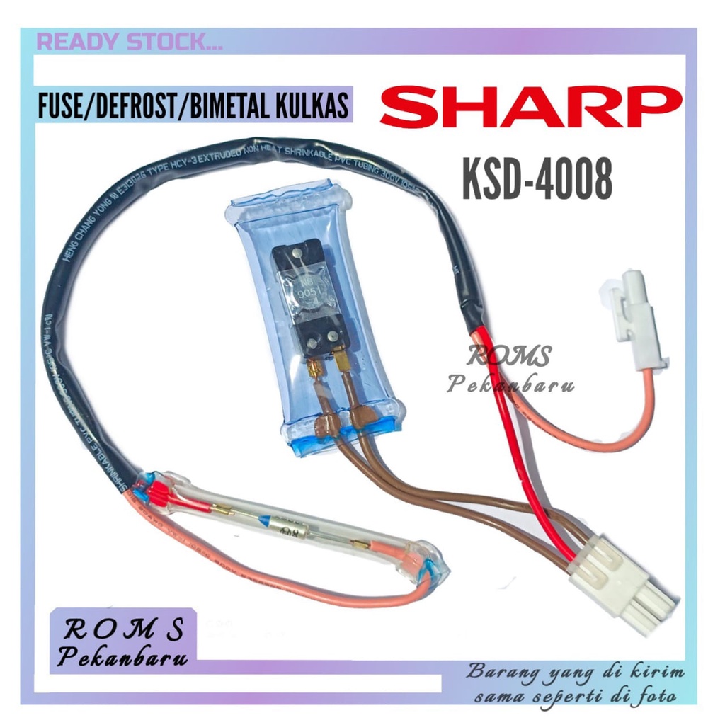 FUSE KULKAS SHARP SANYO-THERMO DEFROST KULKAS SHARP SANYO