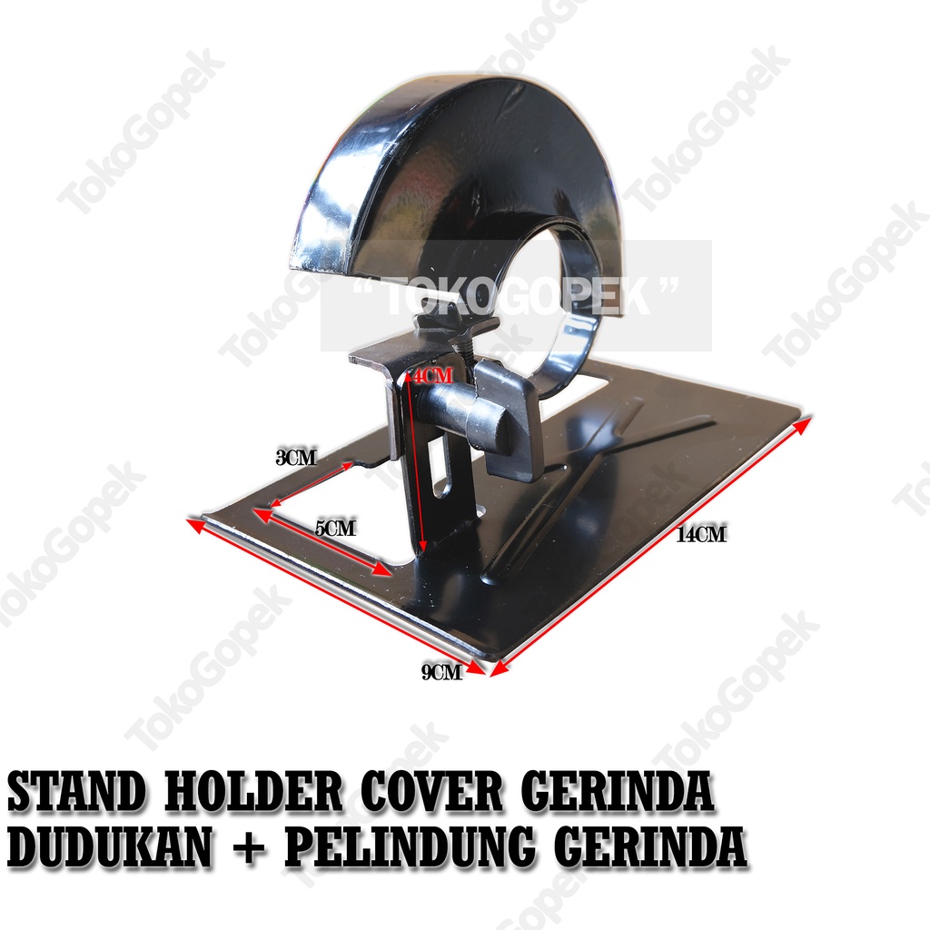 STAND HOLDER GRINDER + COVER - DUDUKAN GERINDA TANGAN