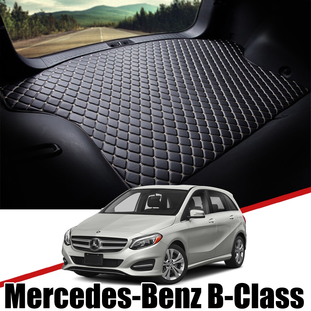 Matras Bagasi Mobil Bahan Kulit Premium Untuk Benz-Mercedes B Class 2005-2020 W245 W246 W247 B180 B200 B220