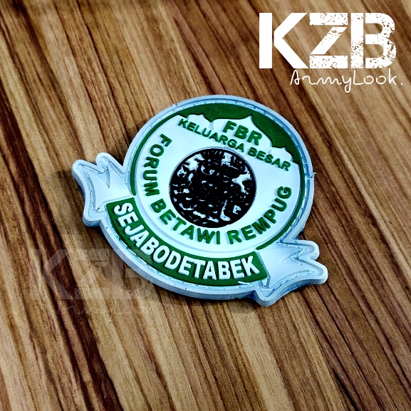Emblem Karet Velcro FBR-Forum Betawi Rempug