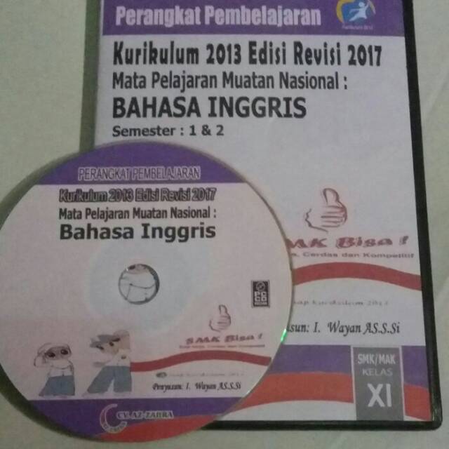 Jual CD Rpp K13 SMK mapel umum bhs inggris kls X&Xl