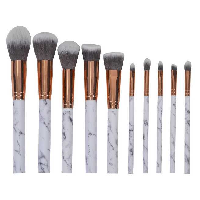 (100% BARANG ORI) Marble Brush Make Up 10 Set