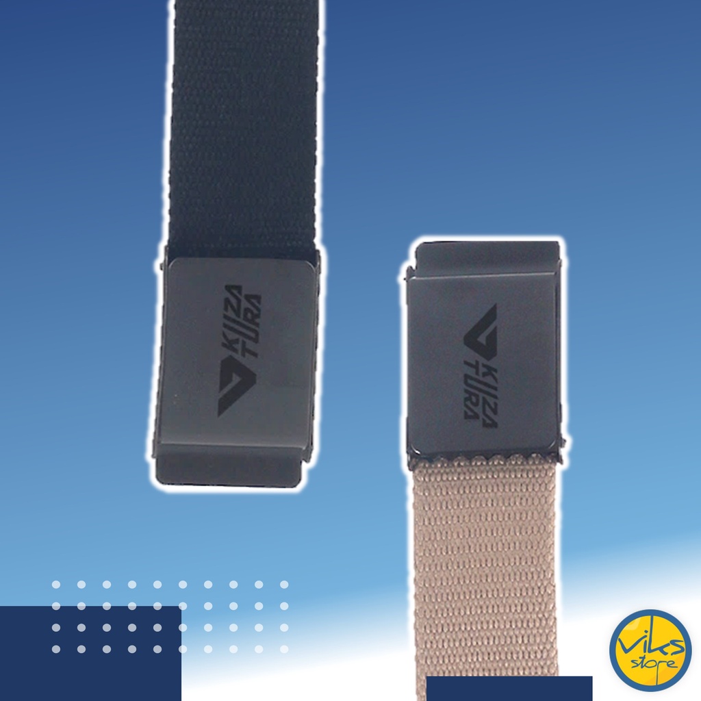 Ikat Pinggang Sabuk Gesper Pria Cowok Casual Belt Distro Kuzatura NC KMT 165 166 Original