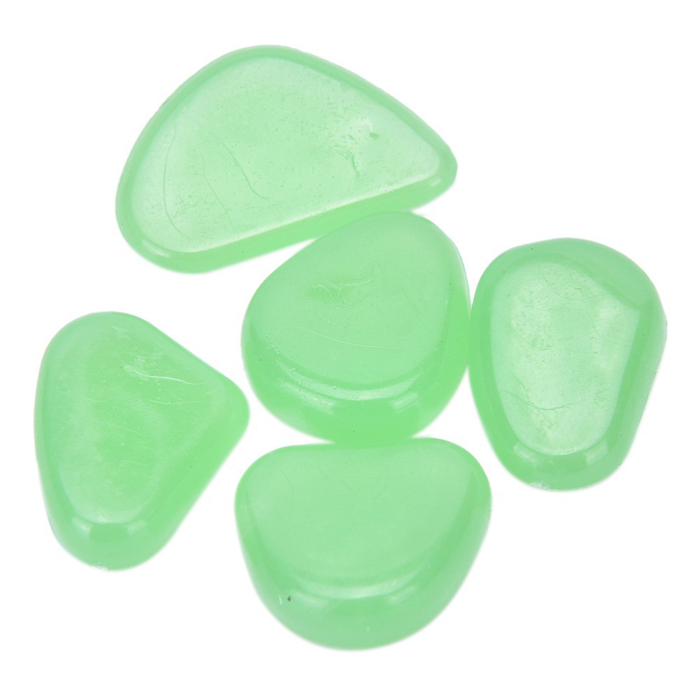 Batu Hias Dekorasi Glow in The Dark Garden Stone 100 PCS