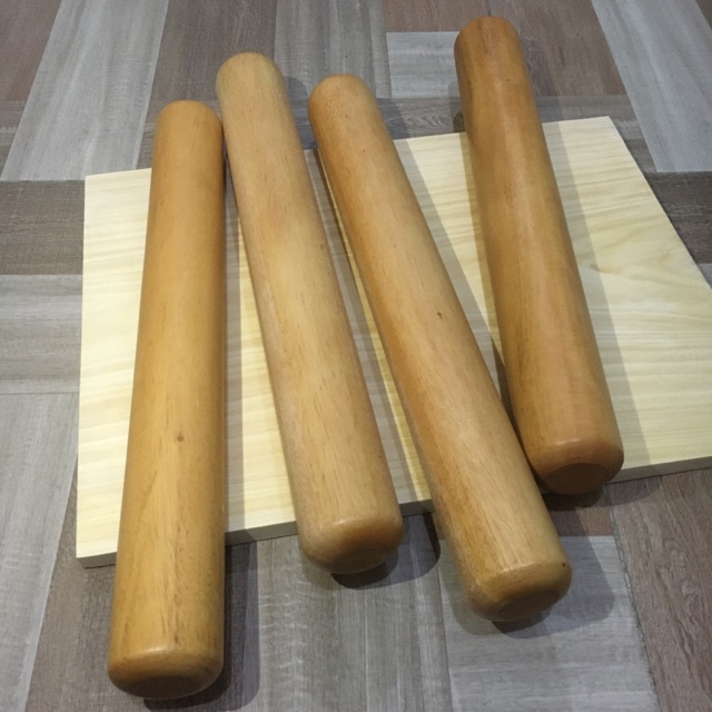 Gilingan Adonan 40cm Rol Kue 40cm Gilingan Roll Kayu Rolling Kayu Mahoni