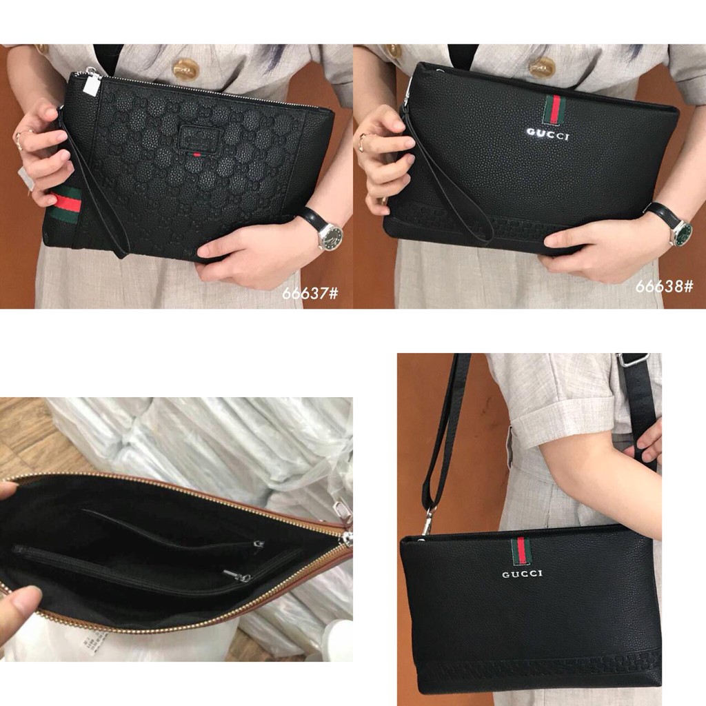 RESTOK Clutch Gucci Series G02, 3366-1, 3377-3 3377-4 VIC BISA UNTUK PRIA DAN WANITA TAS IMPORT