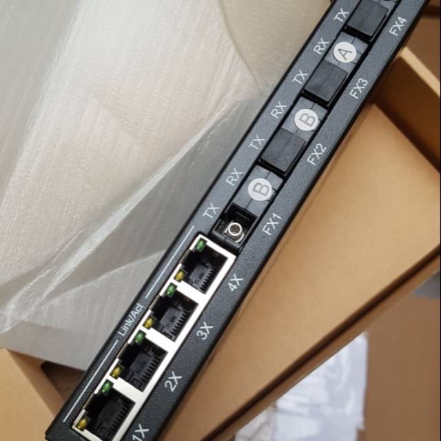 HSAirpo CM4F4E POE AABB Media Converter 4 Port Fiber to 4 Port Ethernet 10/100