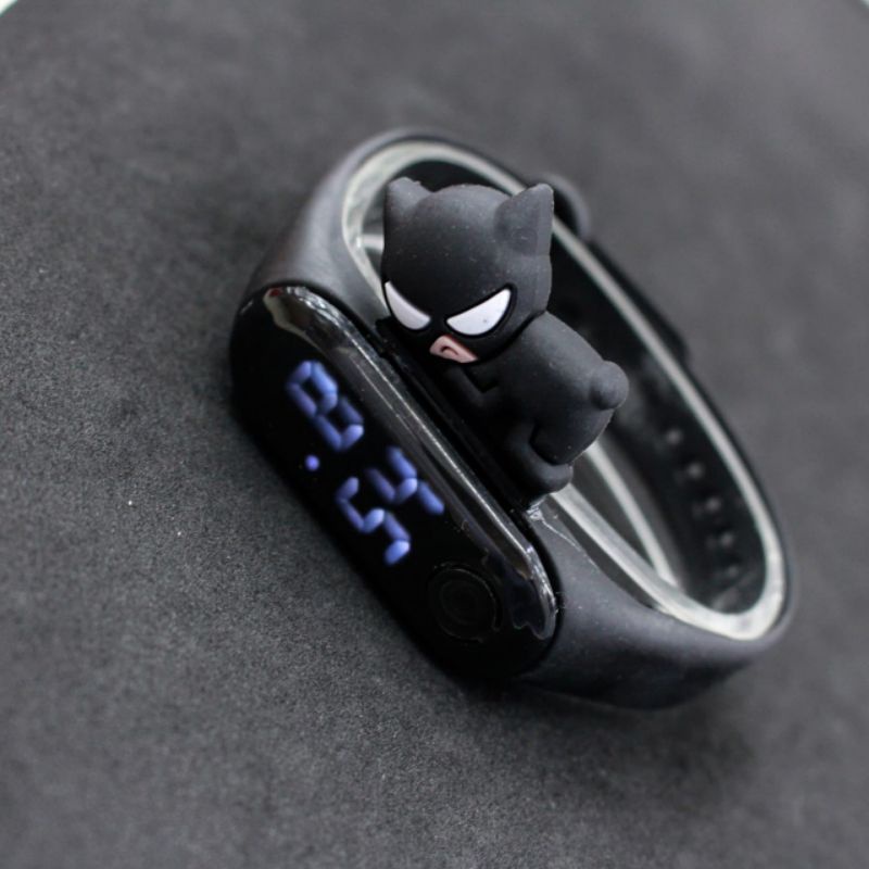 JAM TANGAN ANAK LED WATCH IMPOR CARAKTER RUBBER STRAP