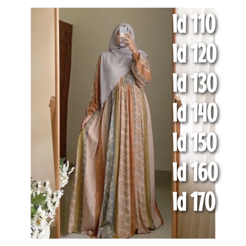 GAMIS SUPER JUMBO LD 150-160-170 CM (muat  bb 100kg up)GAMIS SUPER JUMBO LD 150-160-170 CM (muat  bb