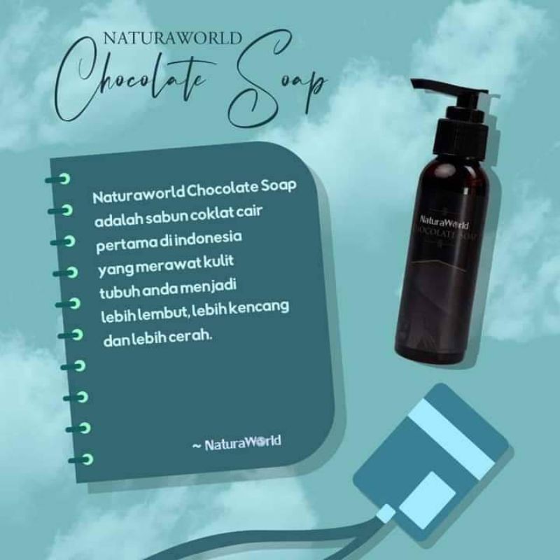 

NATURA CHOCOLATE SOAP 100% ORI DARI AGEN RESMI NATURAWORLD