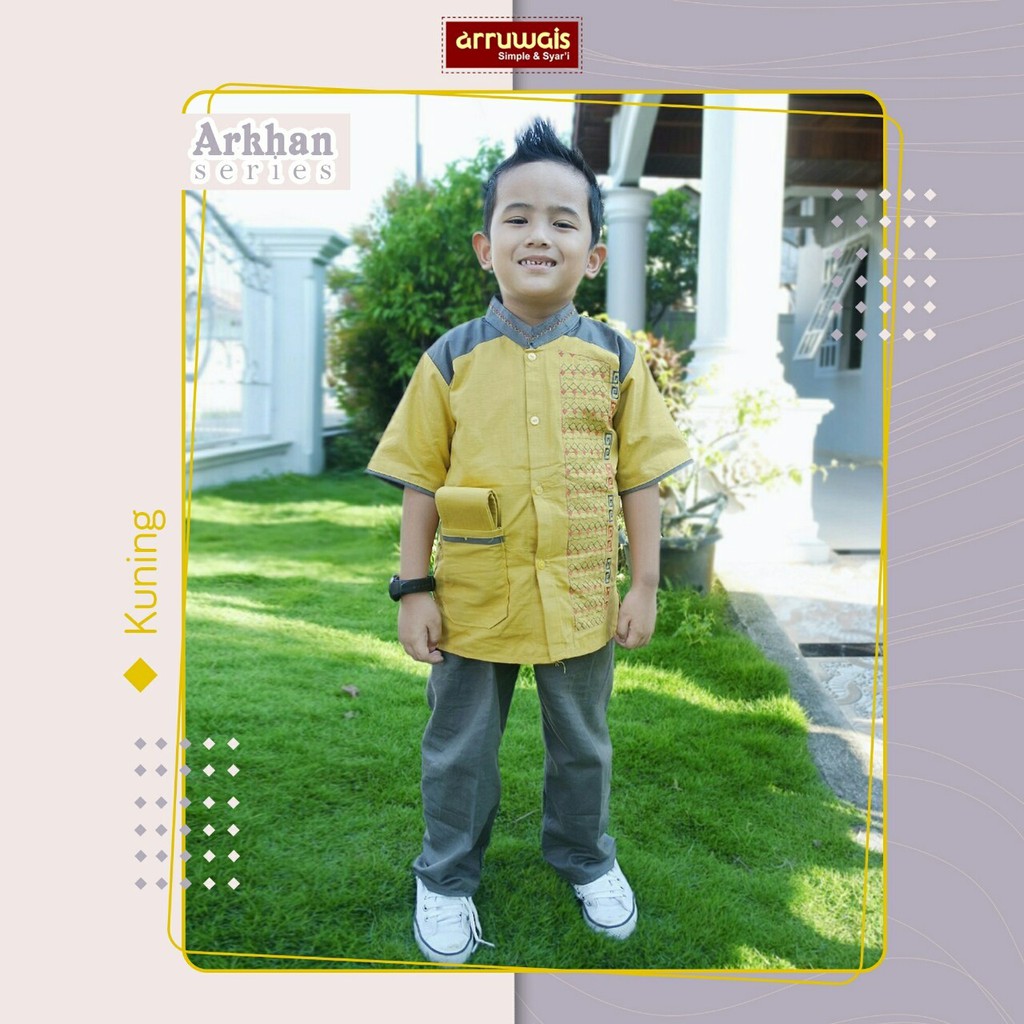 ARRUWAIS| KokoArkhanArruwaisKokoAnakArkhanKokoAnakCowokKokoAnakWarnaKuning