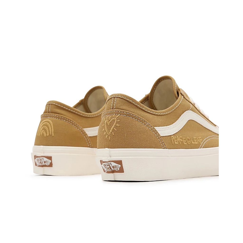 SEPATU VANS OFF THE WALL | OLD SKOOL TAPERED ECO THEORY MUSTARD GOLD