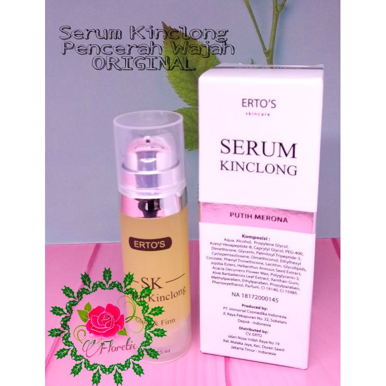 Ertos serum kinclong original bpom - ertos serum asli