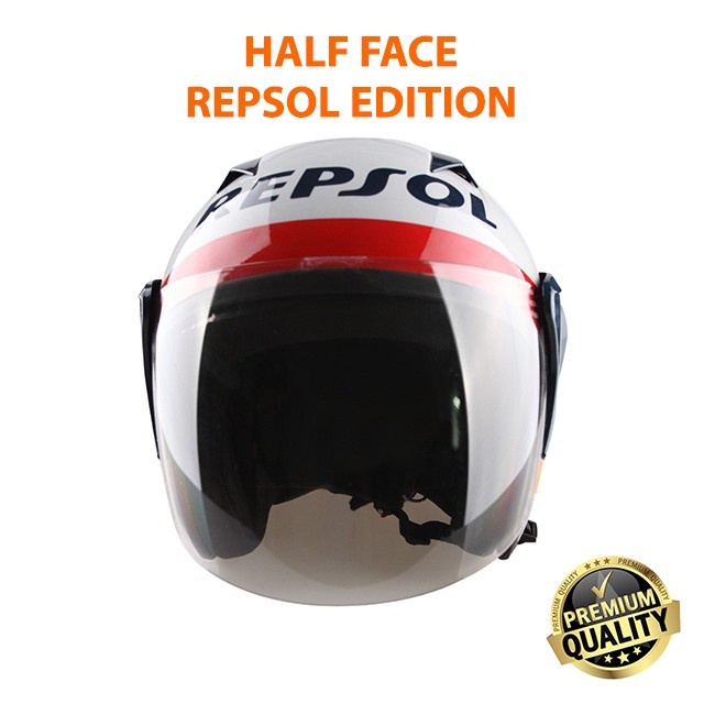 HELM HALF FACE REPSOL EDITION SNI DEWASA