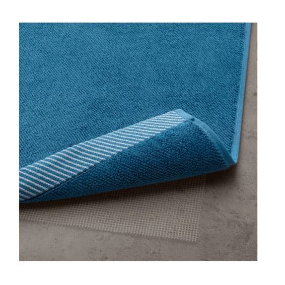 IKEA Dekorasi Rumah IKEA VIKFJARD Keset kamar mandi biru 50x80 cm