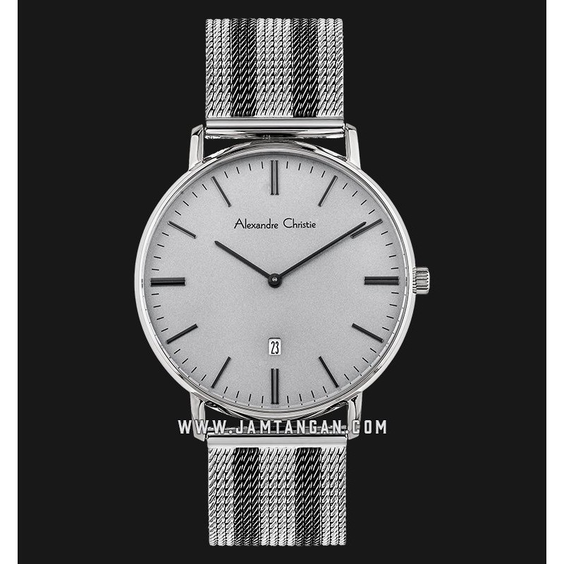 Alexandre Christie AC 8582 MD BBRBA Man Grey Dial Dual Tone Stainless Steel