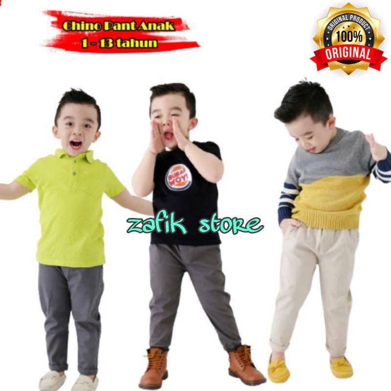 Celana Chino Anak Panjang Oshkosh Usia 1 - 7 Tahun Cewe Cowo UNISEX