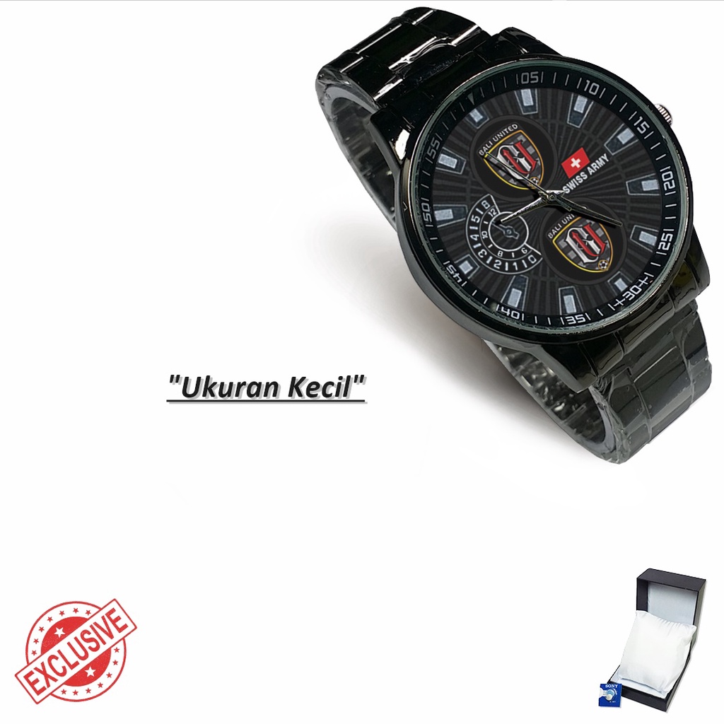 Jam Tangan Rantai Couple Logo BALI UNITED (Cool)