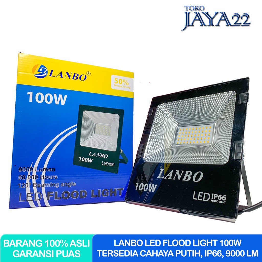 Lampu Sorot Led 100w 100 watt led tembak floodlight led outdoor Lanbo
