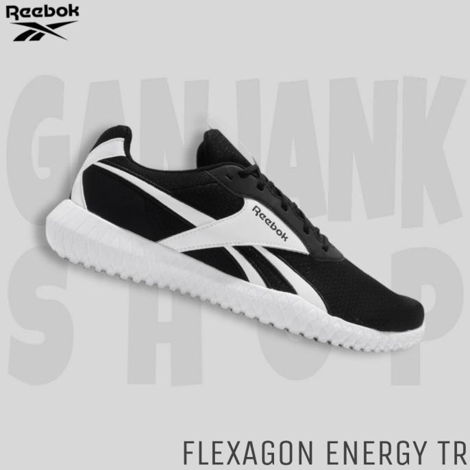 REEBOK Flexagon Energy TR Black Sepatu Sport Pria 100% Original BNIB