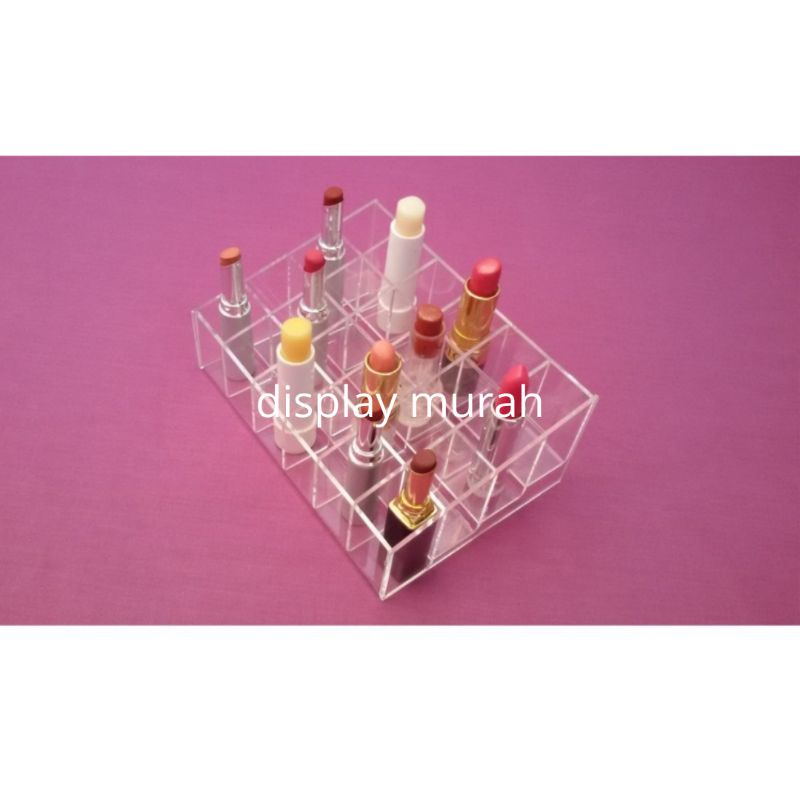 Acrylic Lipstic Organizer Akrilik Kosmetik Organizer 24 - BH