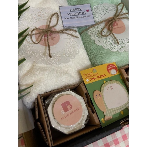Hampers Wedding handuk couple/gift wedding