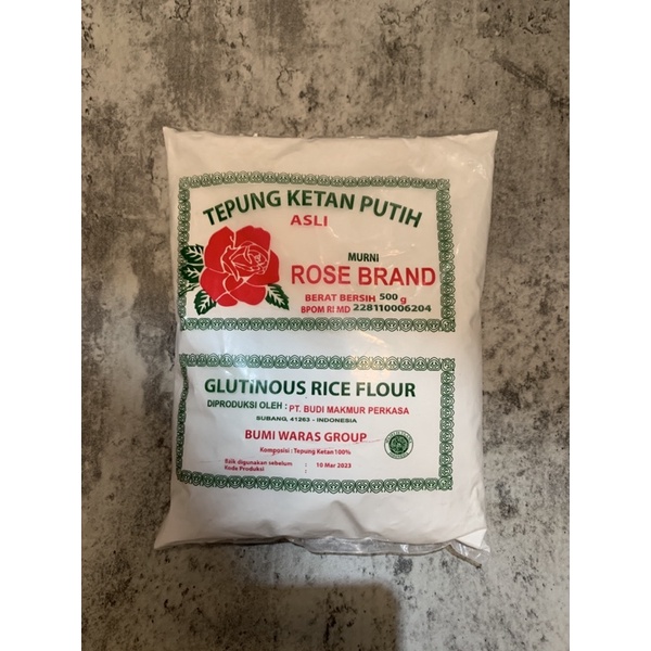 

Tepung Ketan Rose Brand 500g