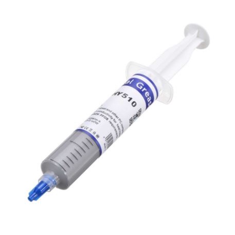 Thermal Grease halnziye paste fluid silicone inject for cpu led vga heatsink hy510 hy-510 - pasta processor Suntik besar