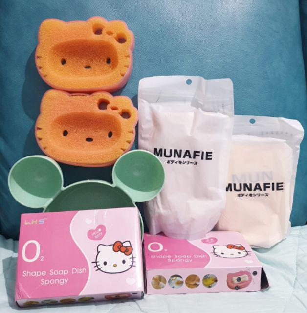 Tempat Sabun Bentuk Hellokitty Dengan Spons