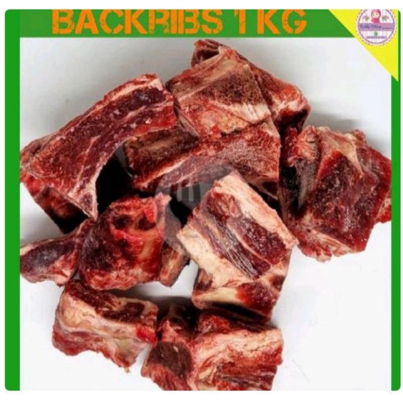 

TULANG IGA / BACK RIBS FROZEN 1KG - FC FROZEN FOOD PALEMBANG