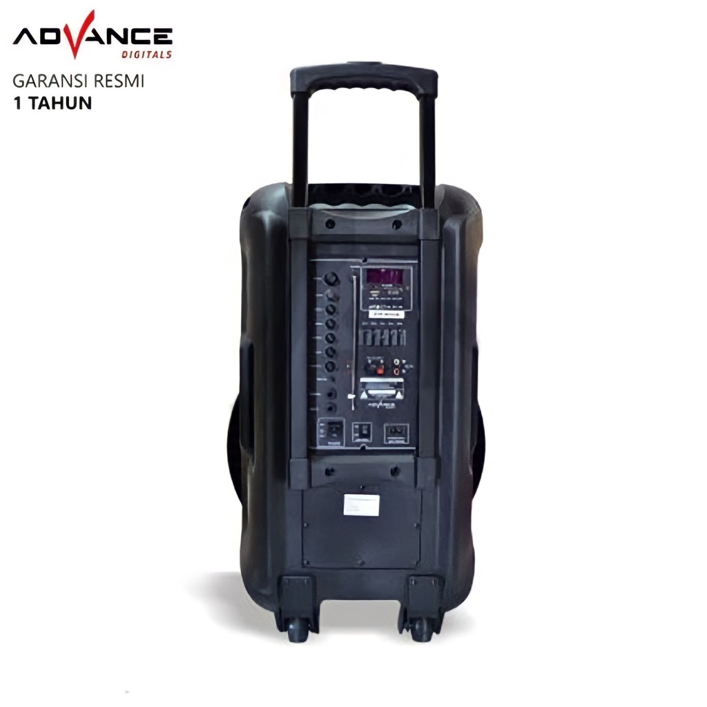 Advance Speaker Portable Meeting Trolley 18&quot; K1812 + 2 Mic Bluetooth