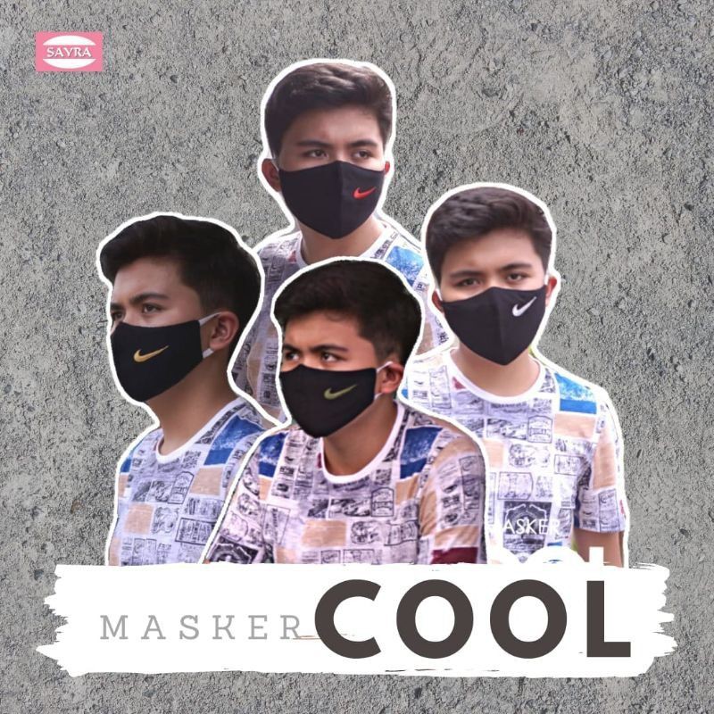 Masker Cool Go Green Original Sayra