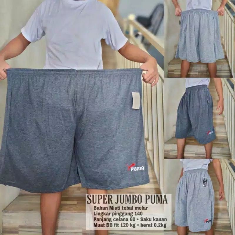 Celana kolor pendek murah M-L-XL-XXL-XXXL-JUMBO-SUPER JUMBO MISTY