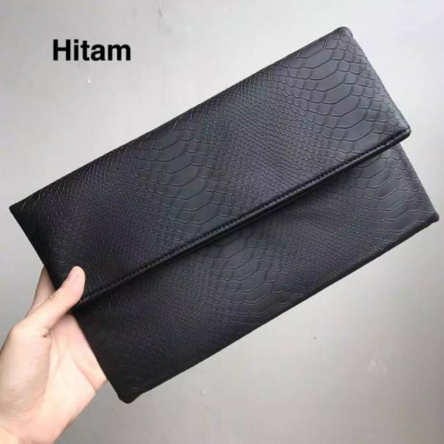 Clutch  Kekinian 2022 Zamzam KULIT ULAR | Dompet Panjang Wanita