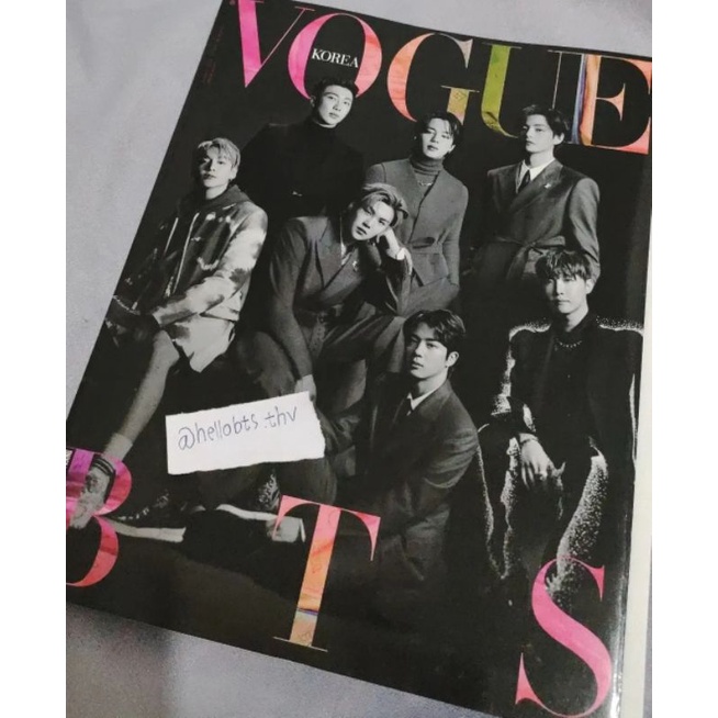 BTS MAGAZINE VOGUE B&W