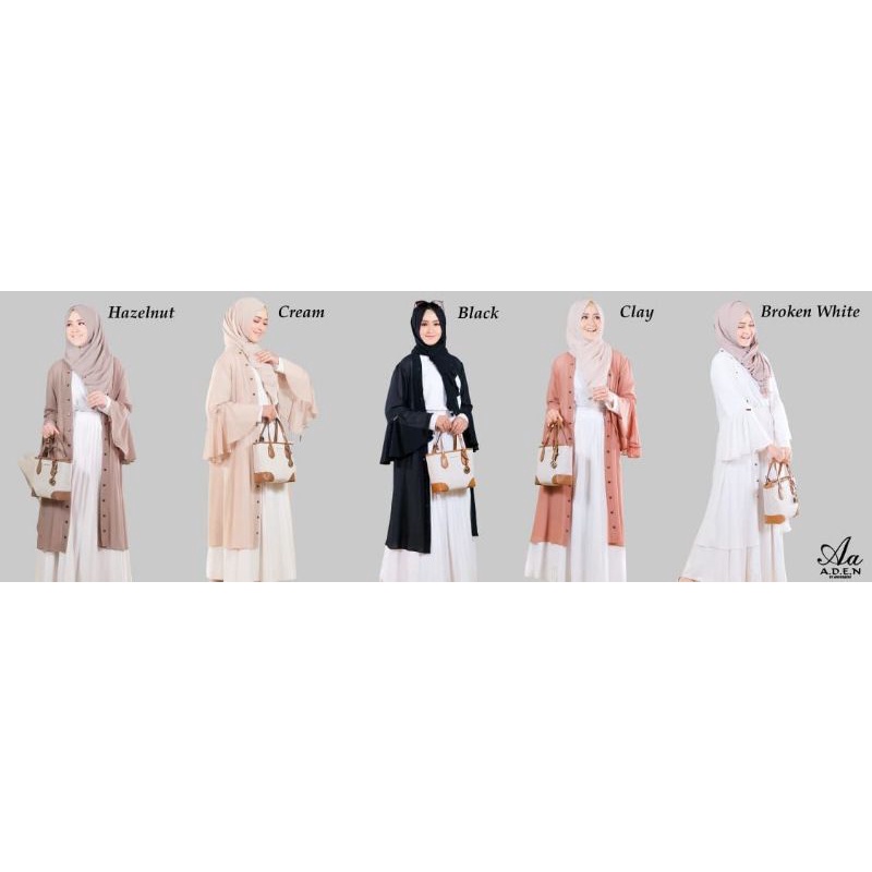 Exclusive Kara Outer by Aden Hijab | Outer Original by Aden Hijab | Zaafa Dress by Aden Hijab