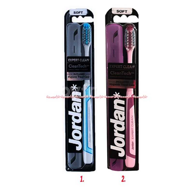 Jordan Expert Clean Cleantech Hygenic Travel Case Sikat Gigi Toothbrush Yordan