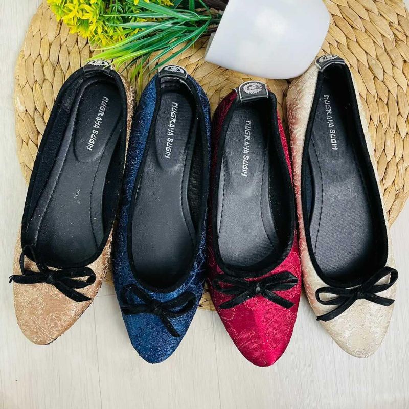 SEPATU FLATSHOES WANITA BROKAT