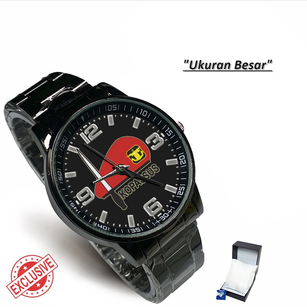 Jam Tangan Rantai Couple KOMANDO PASUKAN KHUSUS 2 (Limited Edition)