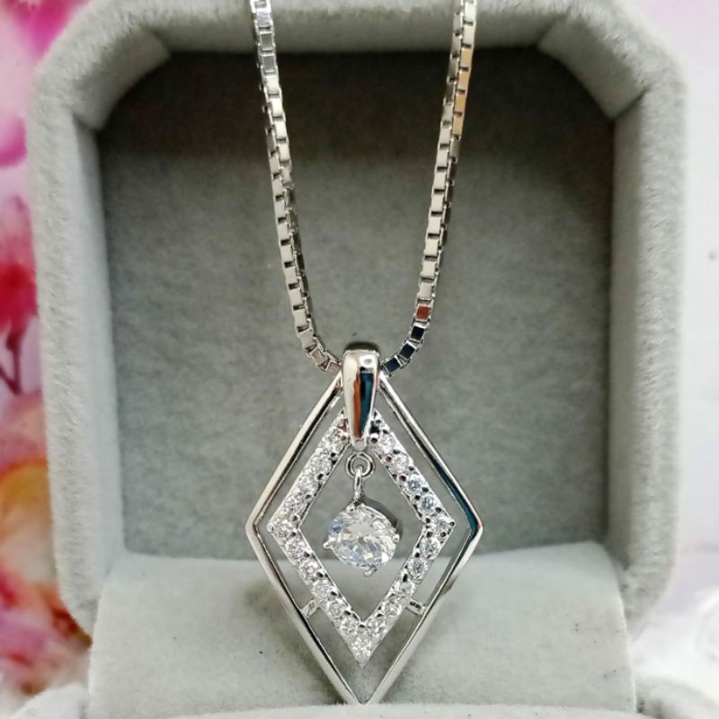 kalung xuping itali kaca liontin / kalung itali dewasa