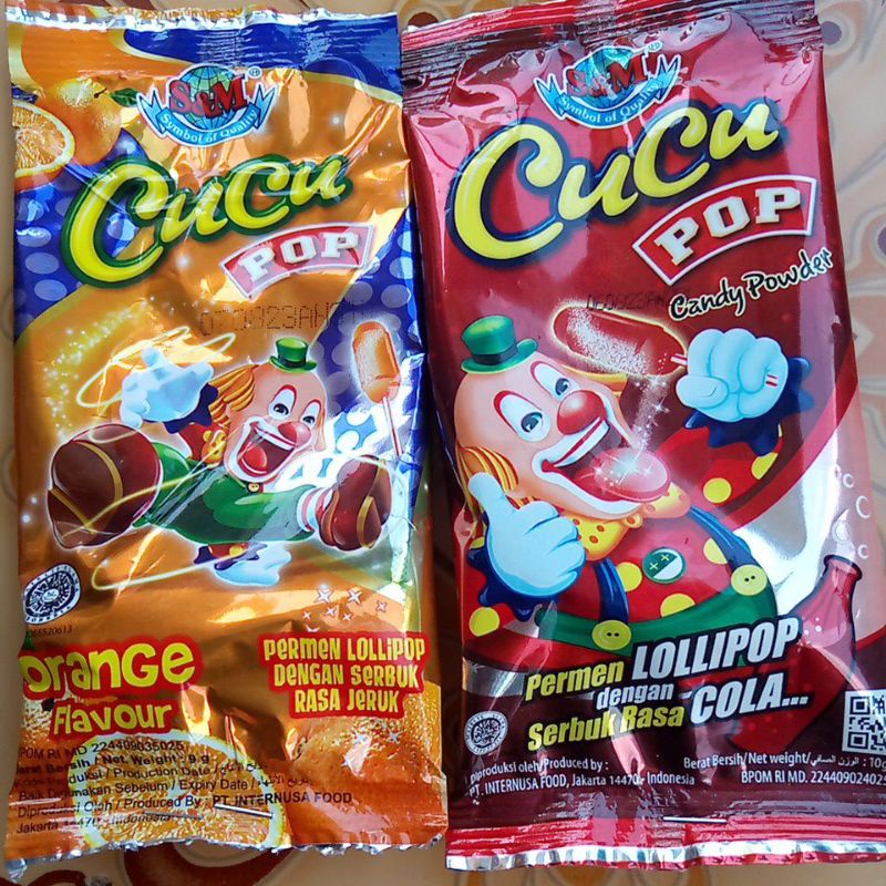 Permen Loli CUCU Pop Serbuk Lollipop Candy Isi 1 Pc By Crr
