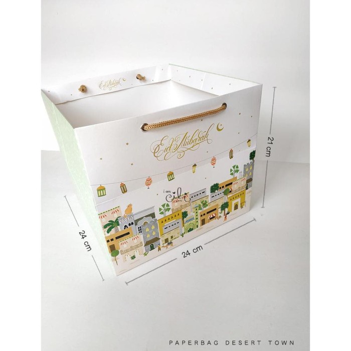 

(TERLARIS) New (Paperbag Desert Town) Paperbag Lebaran Idul Fitri Hari Raya