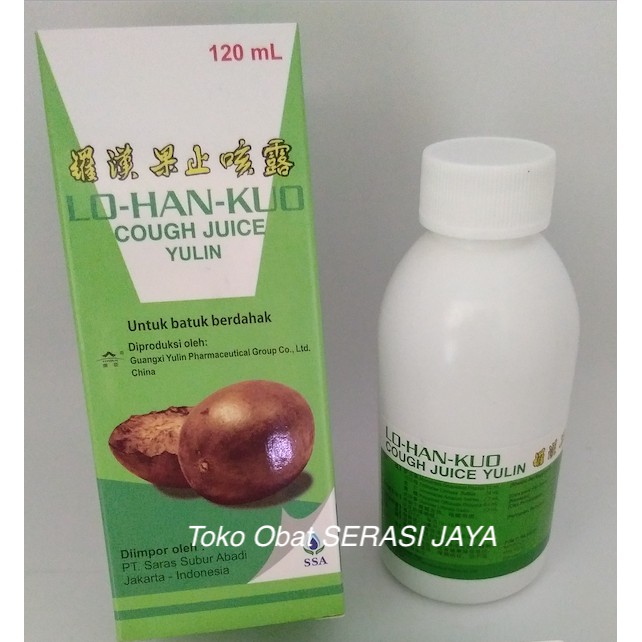 Lo Han Kuo Cough Juice Yulin Syrup 120 ml Pereda Demam & Obat Batuk