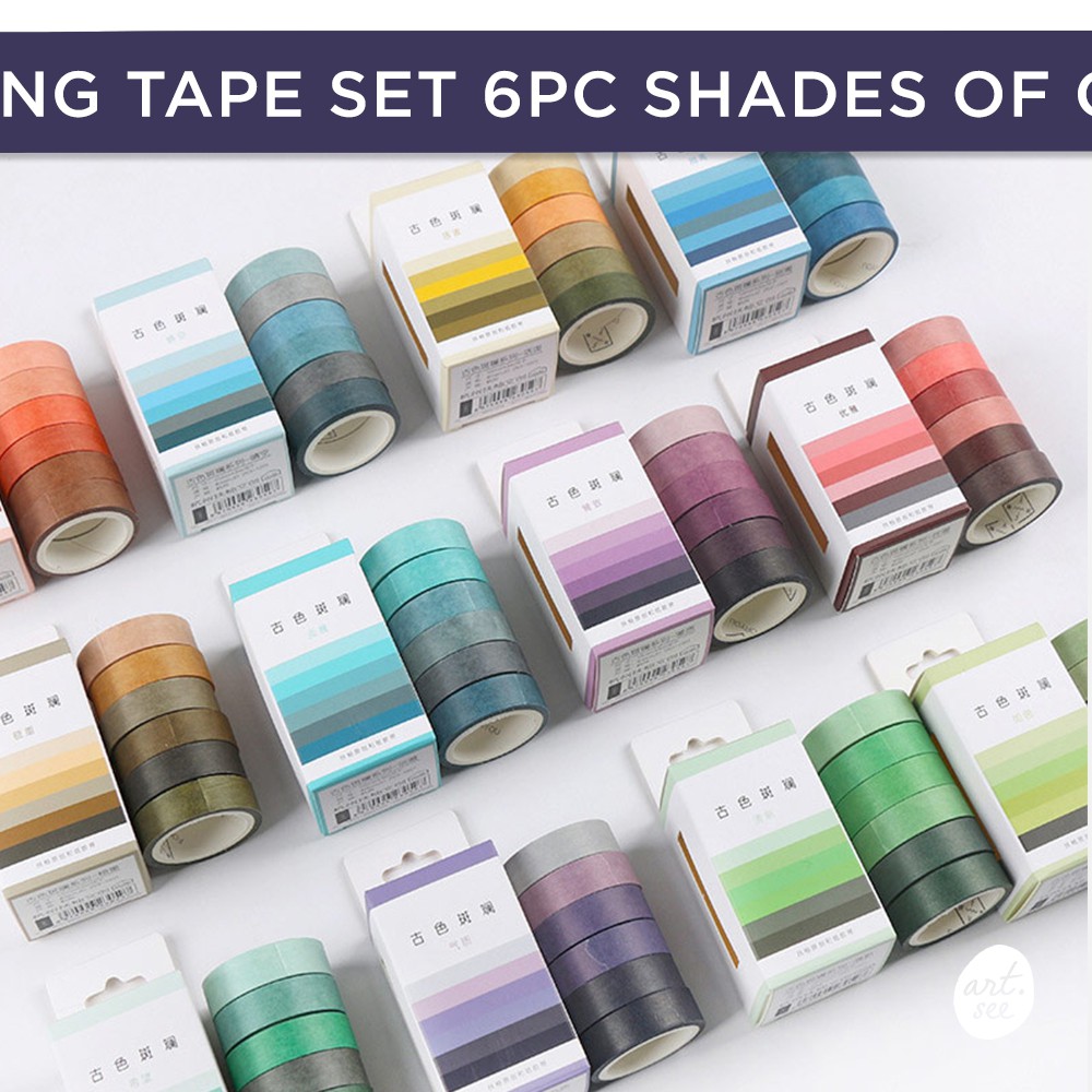 

Masking Tape Set 6pc Shades Of Color