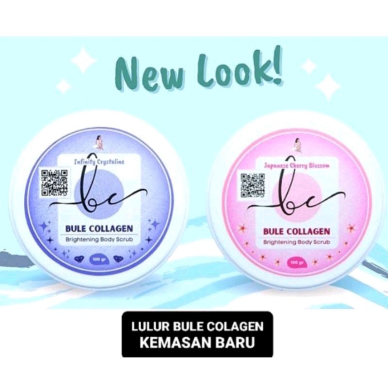 BULE COLLAGEN BRIGHTENING BODY SCRUB PENCERAH KULIT