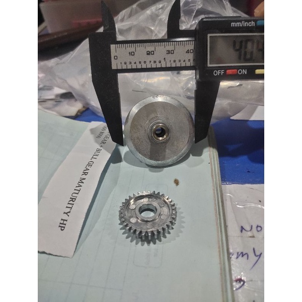 main gear saja untuk ryobi maturity 6000 8000 set bull gear original harga per 1 set