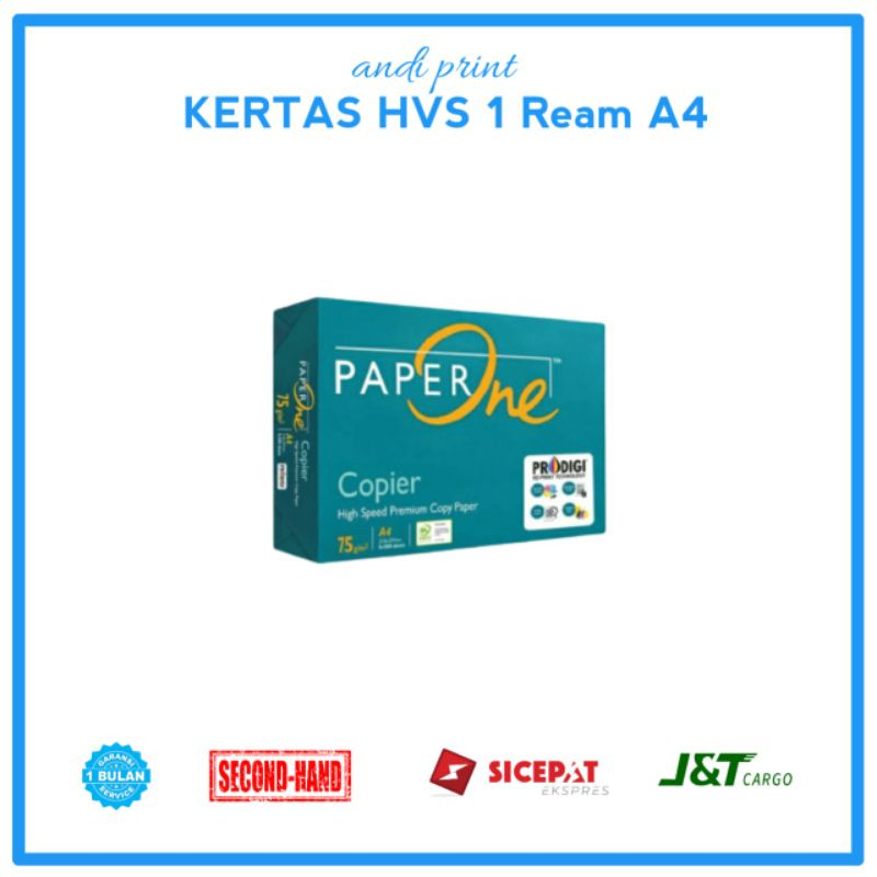 

Kertas HVS 1 Riam A4| murah